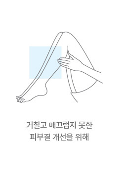 거칠고 매끄럽지 못한 피부결 개선을 위해